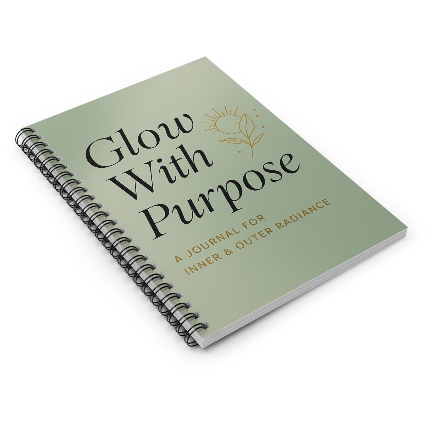 Mindfulness Journal Spiral Notebook - Ruled Line