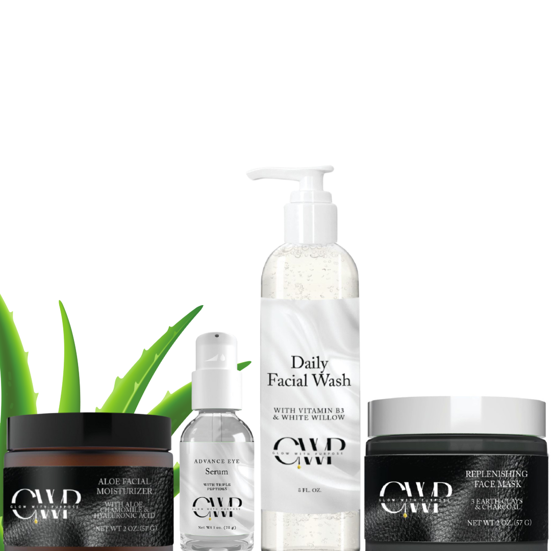Glow With Purpose Face Skincare – Vegan, Plant-Powered Radiance for Every Skin Type